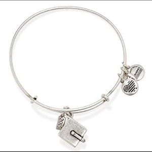 Alex and Ani Graduation Cap Charm Bangle - Silver